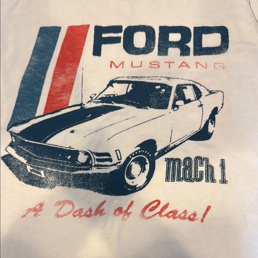3/$10 - Ford Official Licensed White Tank Top - Picture 3 of 4
